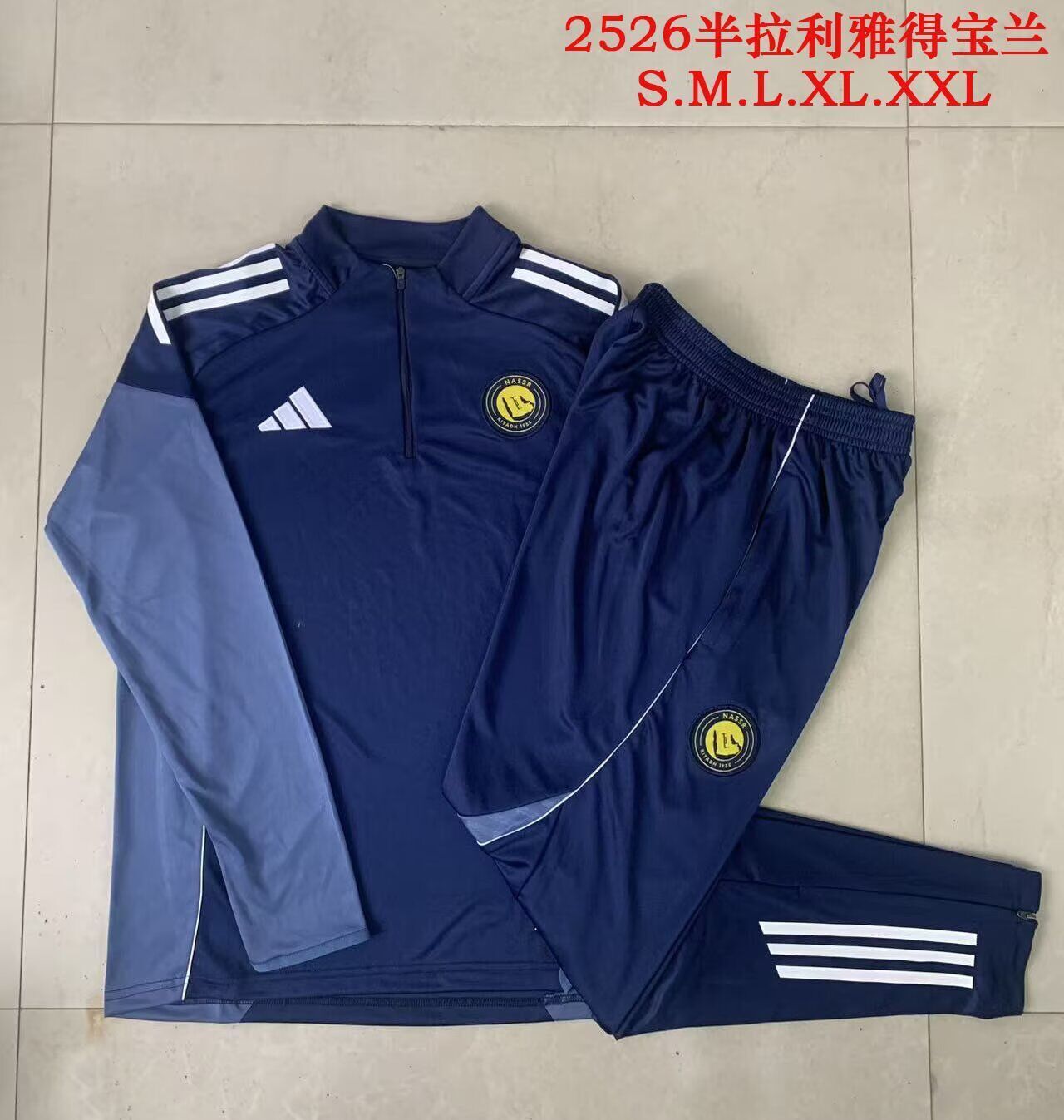 AAA Quality Al-Nassr 25/26 Tracksuit - Navy Blue